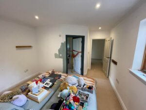 Decorating before