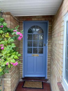Door painting after