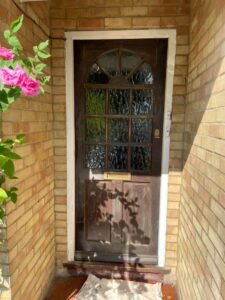 Door painting before