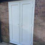 french doors into garage