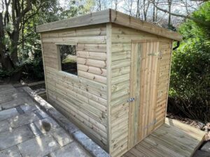 Bespoke shed constructed