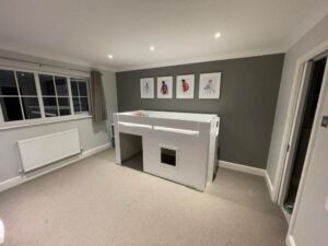 Decorating & flat pack after