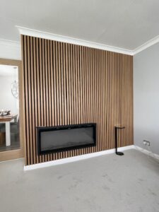 Fireplace removal and new Acoustic panelling