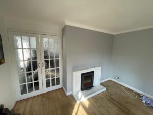 Fireplace removal and new Acoustic panelling