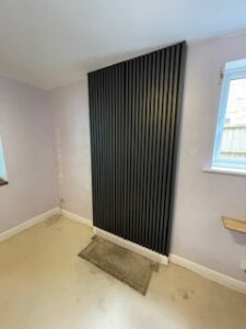 Fireplace removal and new Acoustic panelling