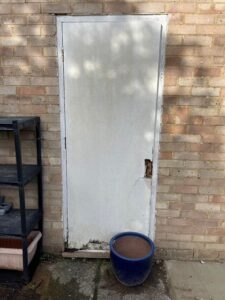 Garage door 2 before