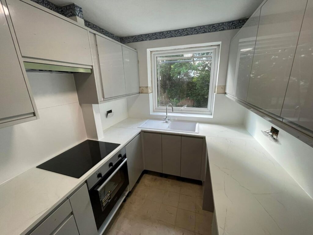 New kitchen after