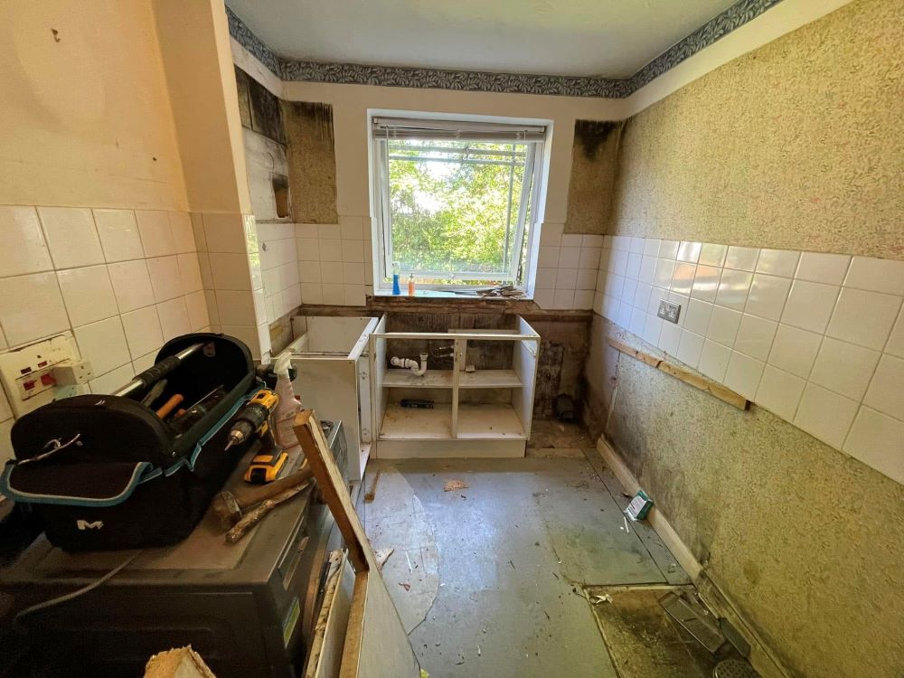 New kitchen before